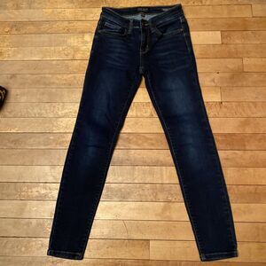 Judy Blue Jeans Women’s Size 1/25 Skinny Fit Dark Wash Low Rise Stretch